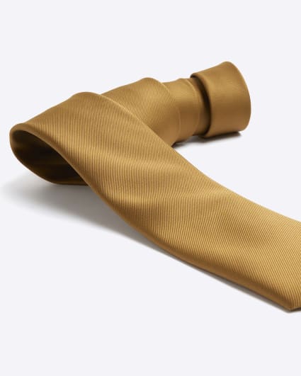 Yellow Twill Tie