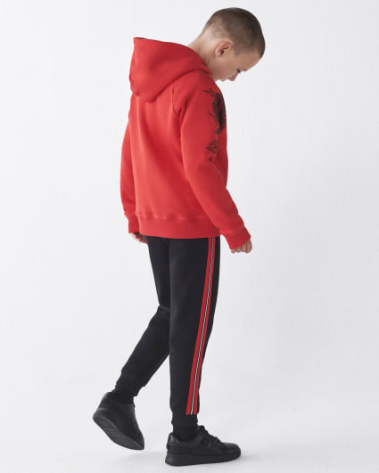 Boys red dragon hoodie set
