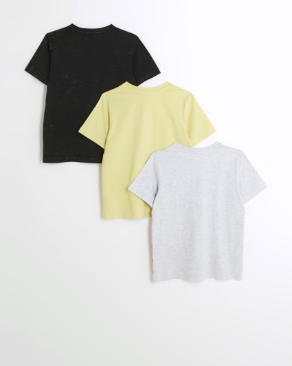Boys multi colour t-shirt 3 pack
