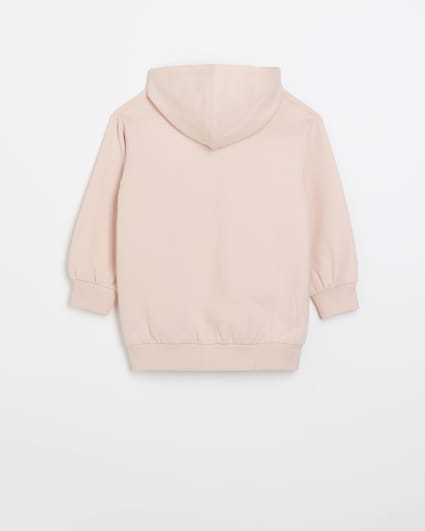 Girls pink RI hoodie