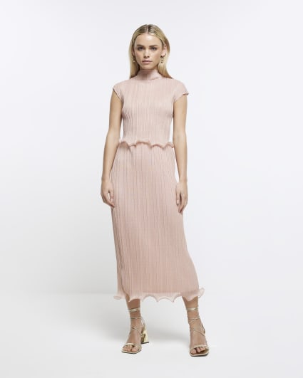 Petite pink sleeveless top