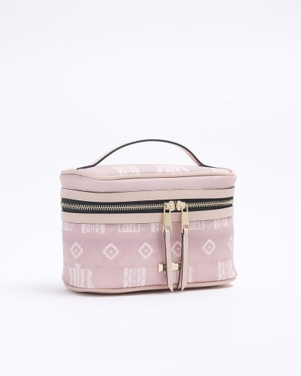 Pink ombre RI vanity make up bag