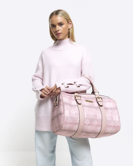 Pink RI ombre travel bag