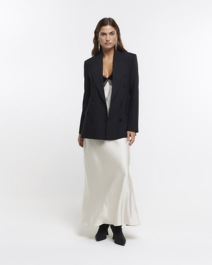 Black RI Studio pocket detail blazer
