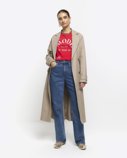 Red graphic t-shirt