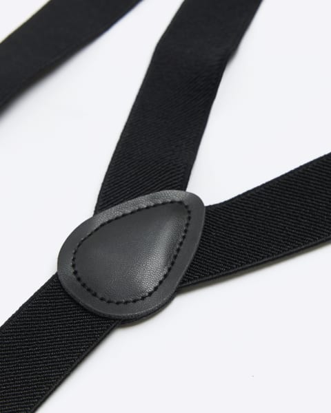 Black adjustable braces
