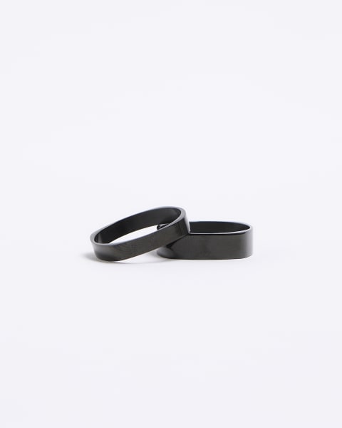 Black steel square ring multipack