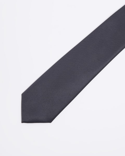 Black twill tie