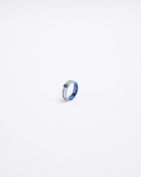 Blue cross ring