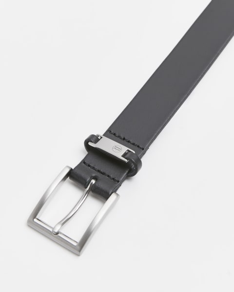 Black Leather RI Belt