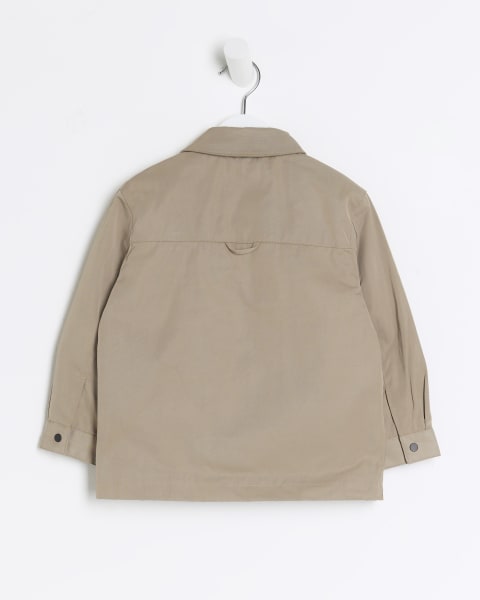 Mini boys stone tech shacket