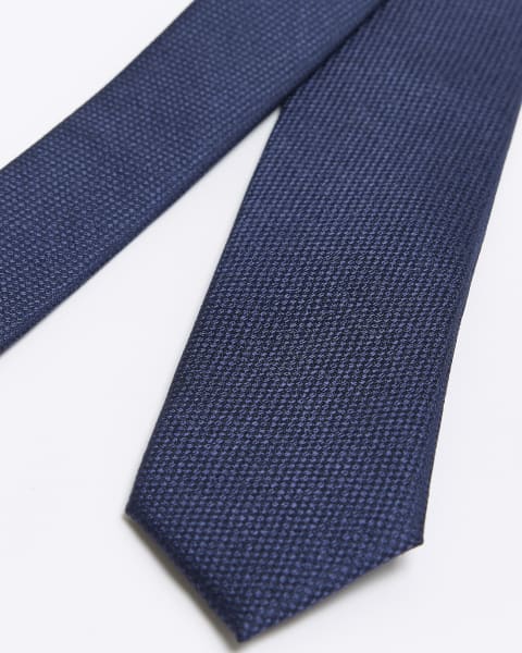 Boys navy occasionwear tie