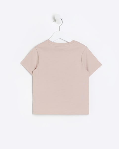 Mini pink short sleeve t-shirt