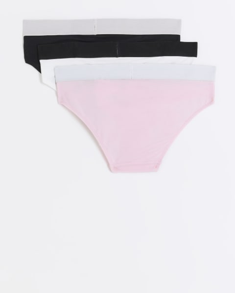 Girls pink Juicy Couture underwear 3 pack