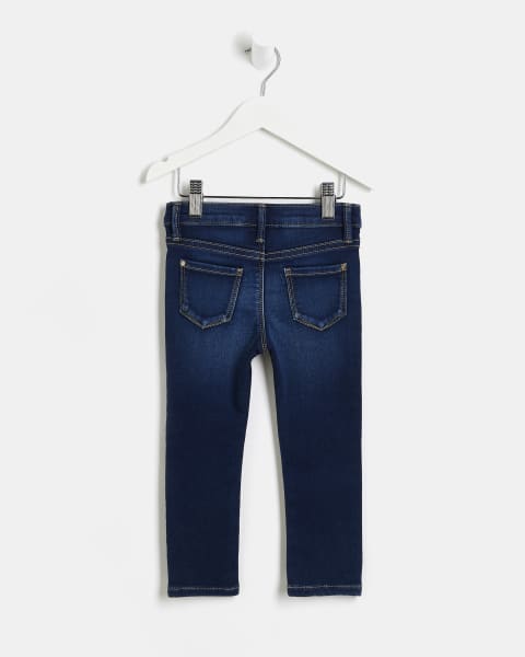 Girls Blue Molly stretch Skinny Fit Jeggings