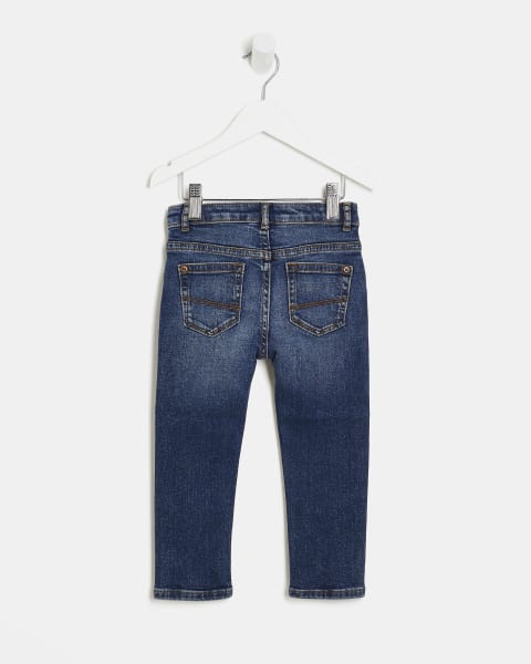 Mini boys blue skinny jeans