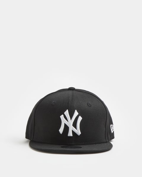 Girls black New Era NY Yankees flat cap