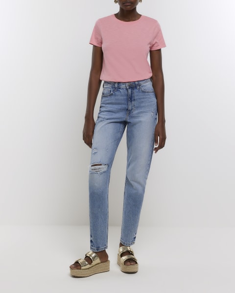 Pink short sleeve t-shirt