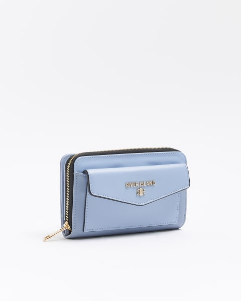 Blue envelope purse