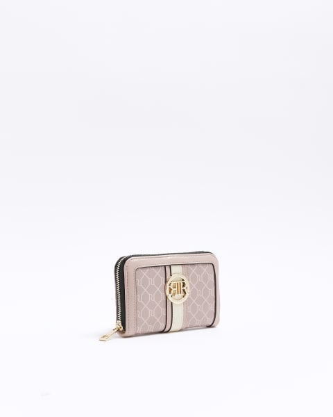 Pink RI monogram purse