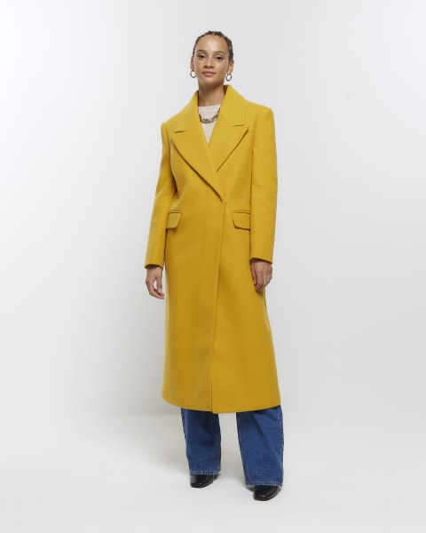 Yellow longline coat