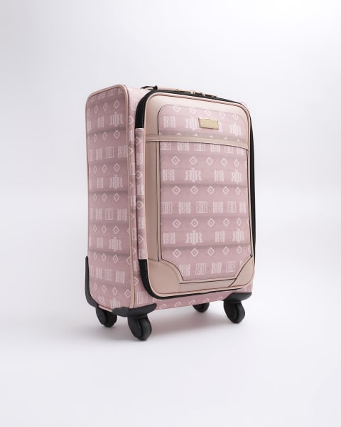 Pink ombre RI logo suitcase