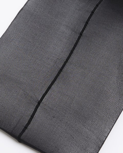 Black seam detail tights