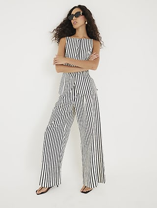 Wide Leg Trousers