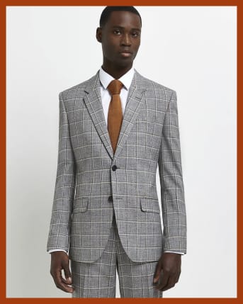 Suit jacket best sale top button only