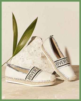 River island white espadrilles sale