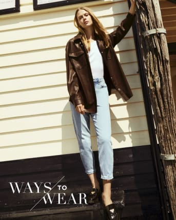 Ways to wear summer leather River Island Edit