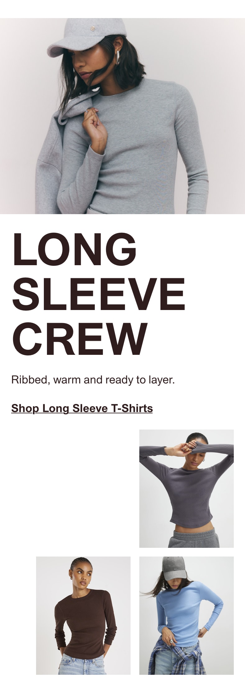 Long sleeved t-shirts