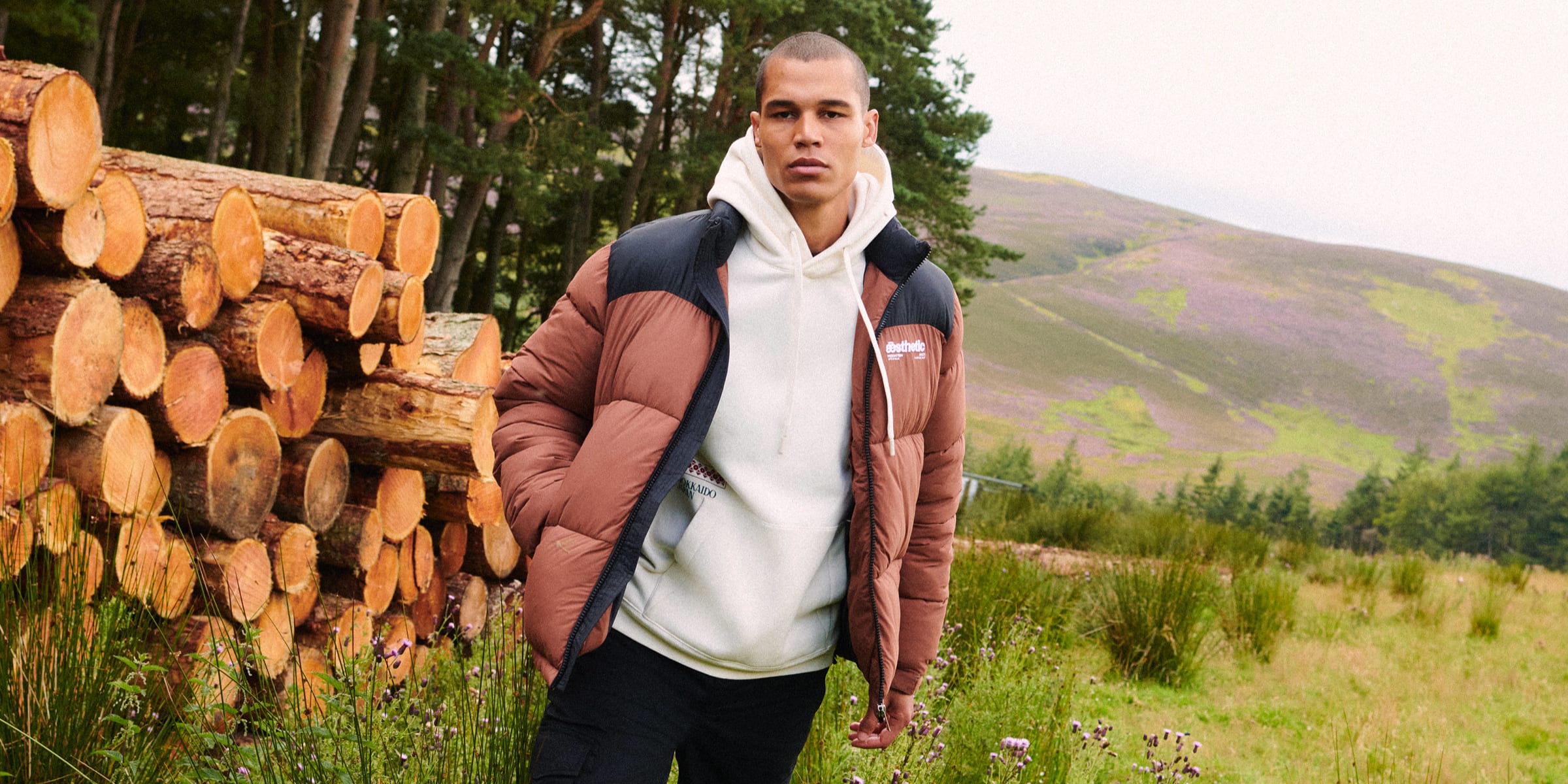 Mens winter coats river island clearance