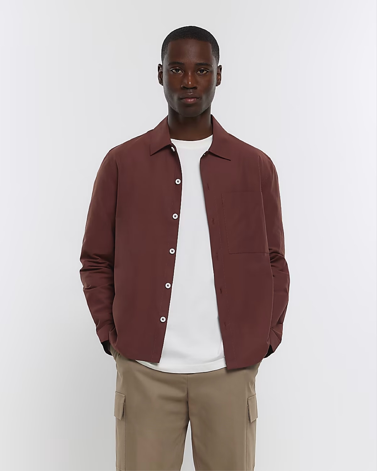 River island hot sale burgundy jacket