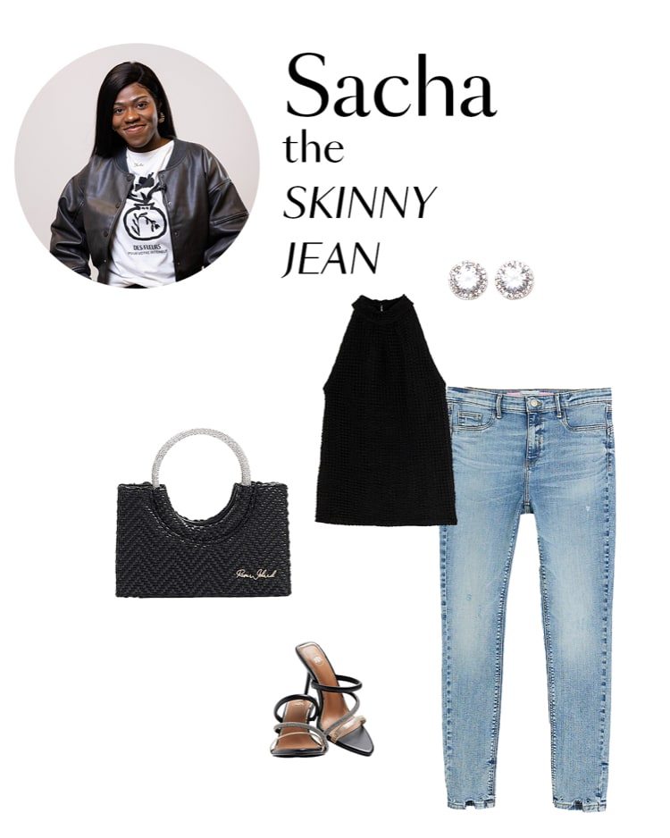 Sacha Skinny Flare Jeans
