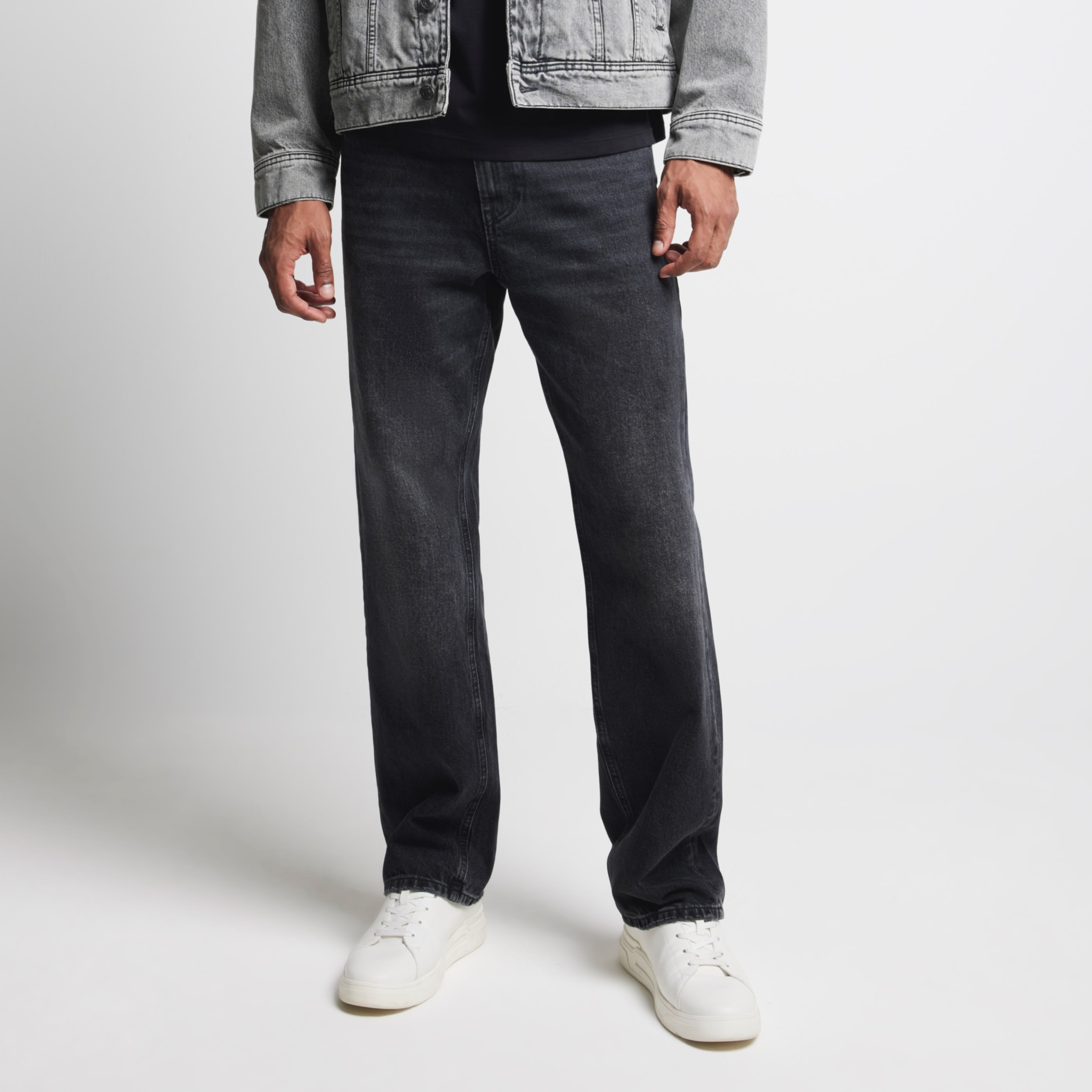 River island mens jean shorts sales