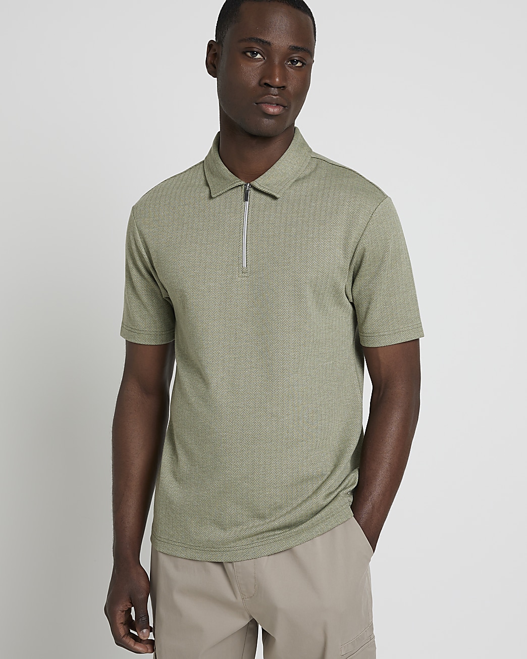 River island best sale polo shirts