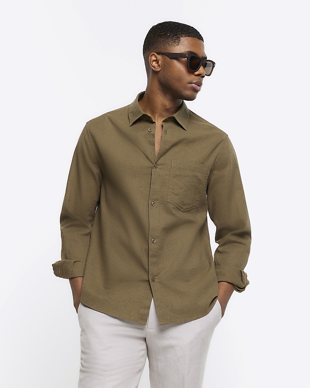 Button Up Linen Shirts