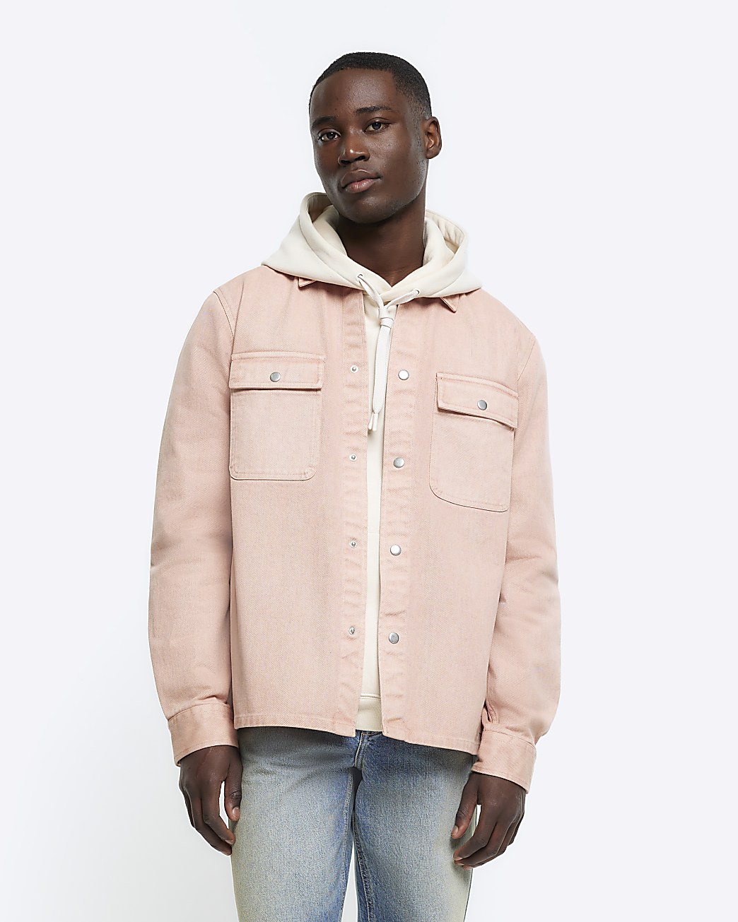 River island mens red sales jacket