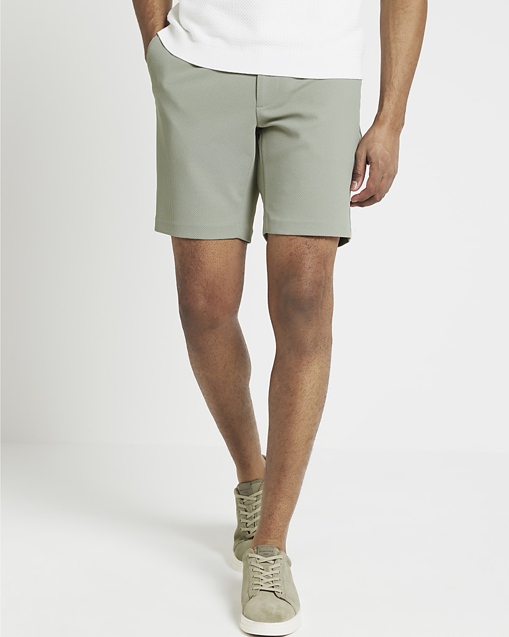 Mens denim hotsell shorts river island