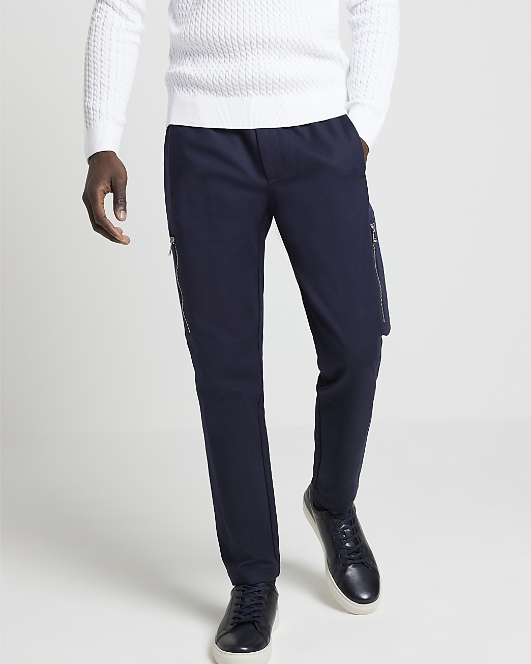 Skinny-Fit Cargo Trousers