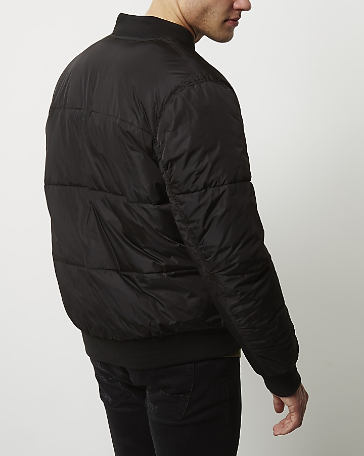 Black puffer jacket