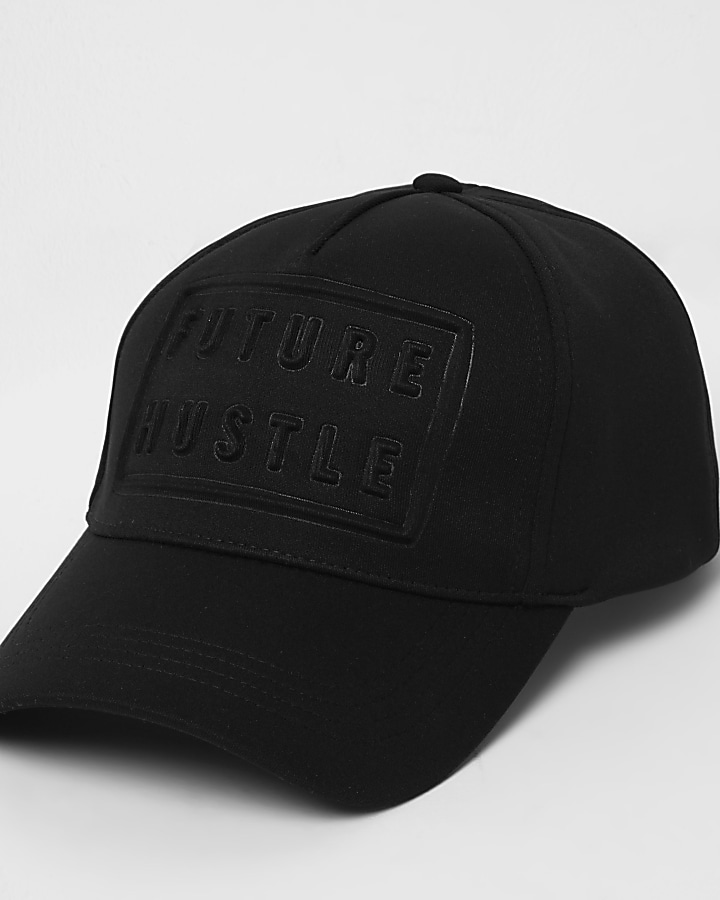 Black future hustle cap
