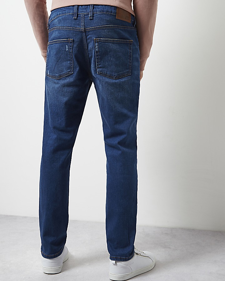 Dark blue Dylan slim fit jeans