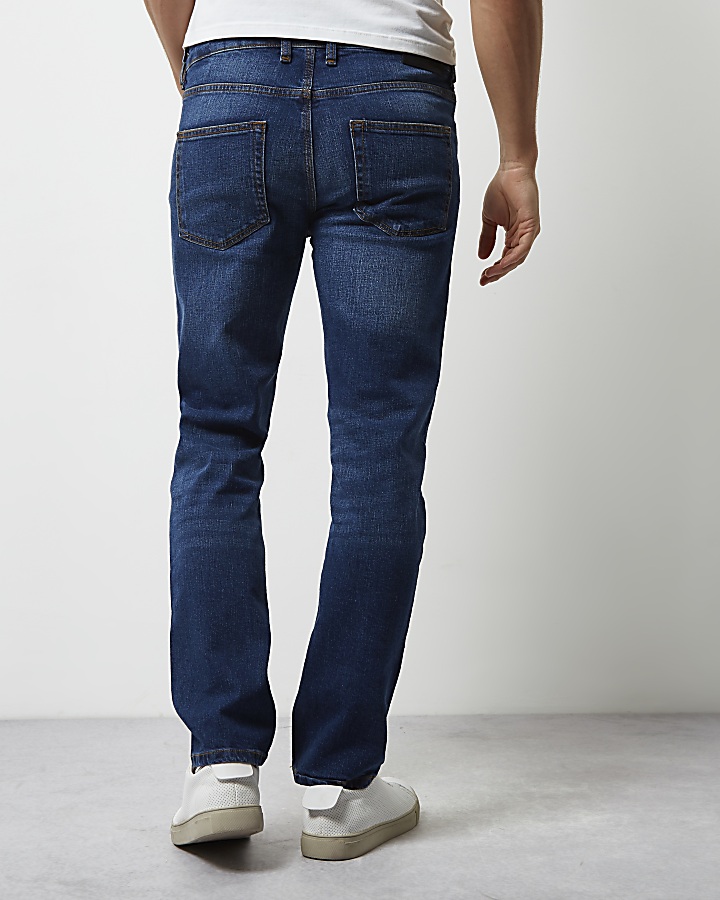 Mid blue wash slim fit Dylan jeans