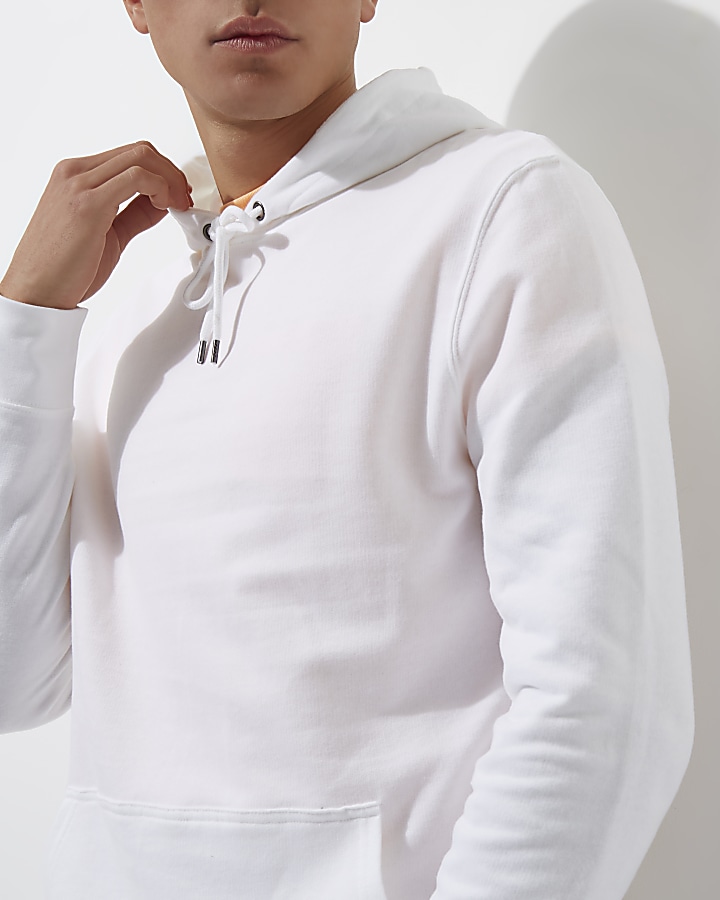 White long sleeve hoodie