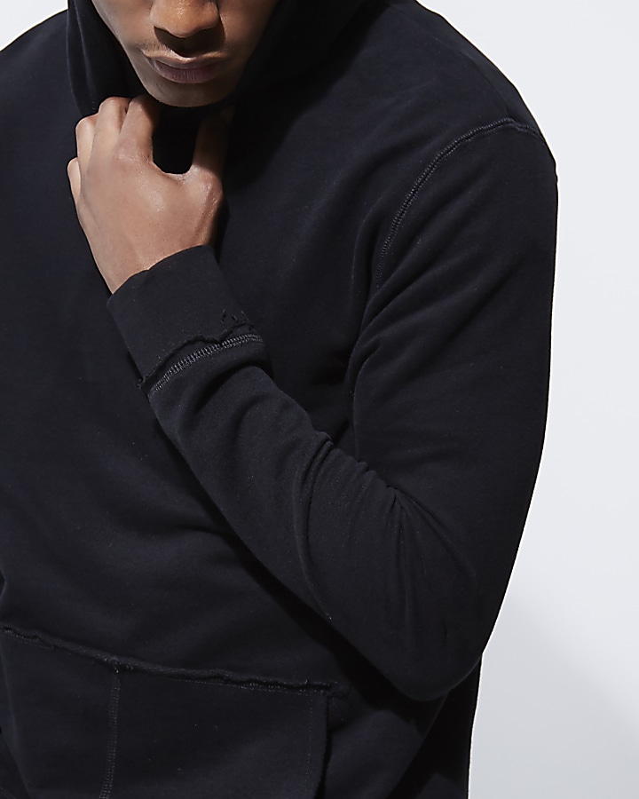Black long sleeve hoodie