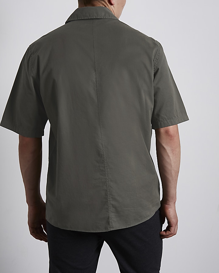 Dark green Design Forum short sleeve shirt