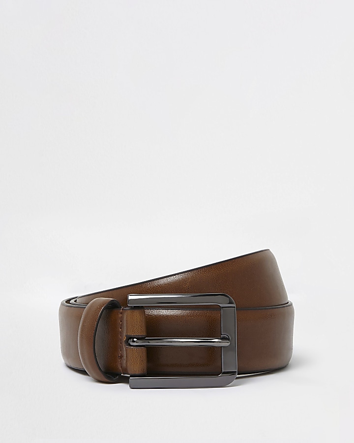 Tan brown smart belt