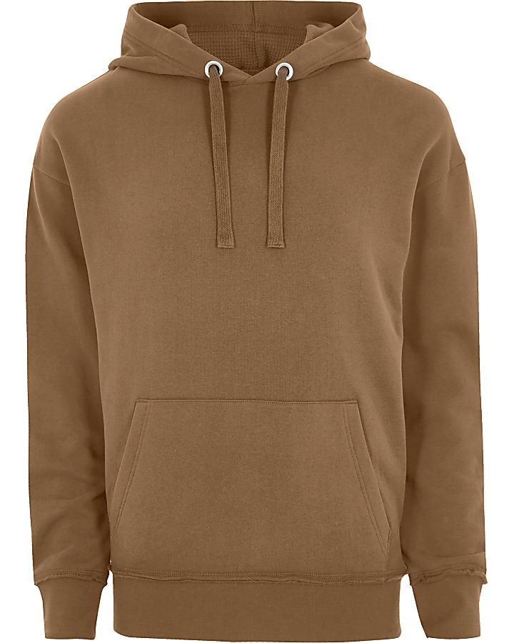 Brown oversized hoodie
